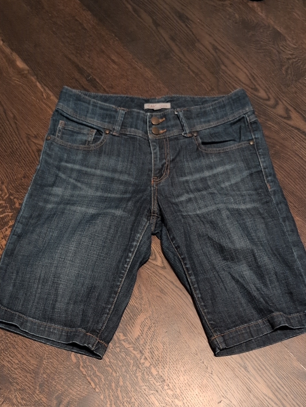 CAbi Denim Bermuda Shorts Size 6